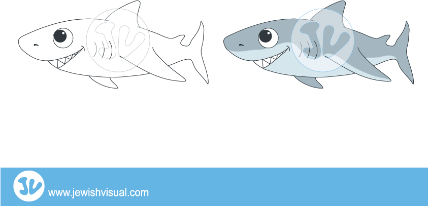 Shark-clipart - Illustration (842x595), Png Download