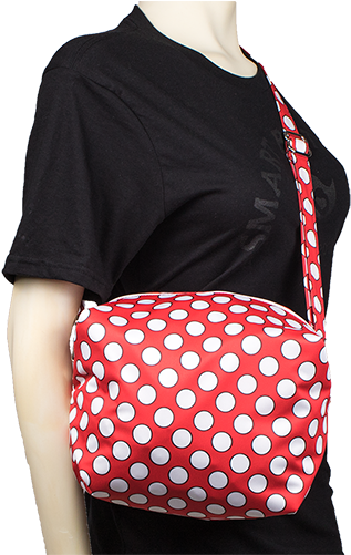 Wayfarer Bag - Toodles - Smart Bottoms - Minnie Mouse - Polka Dot (500x500), Png Download
