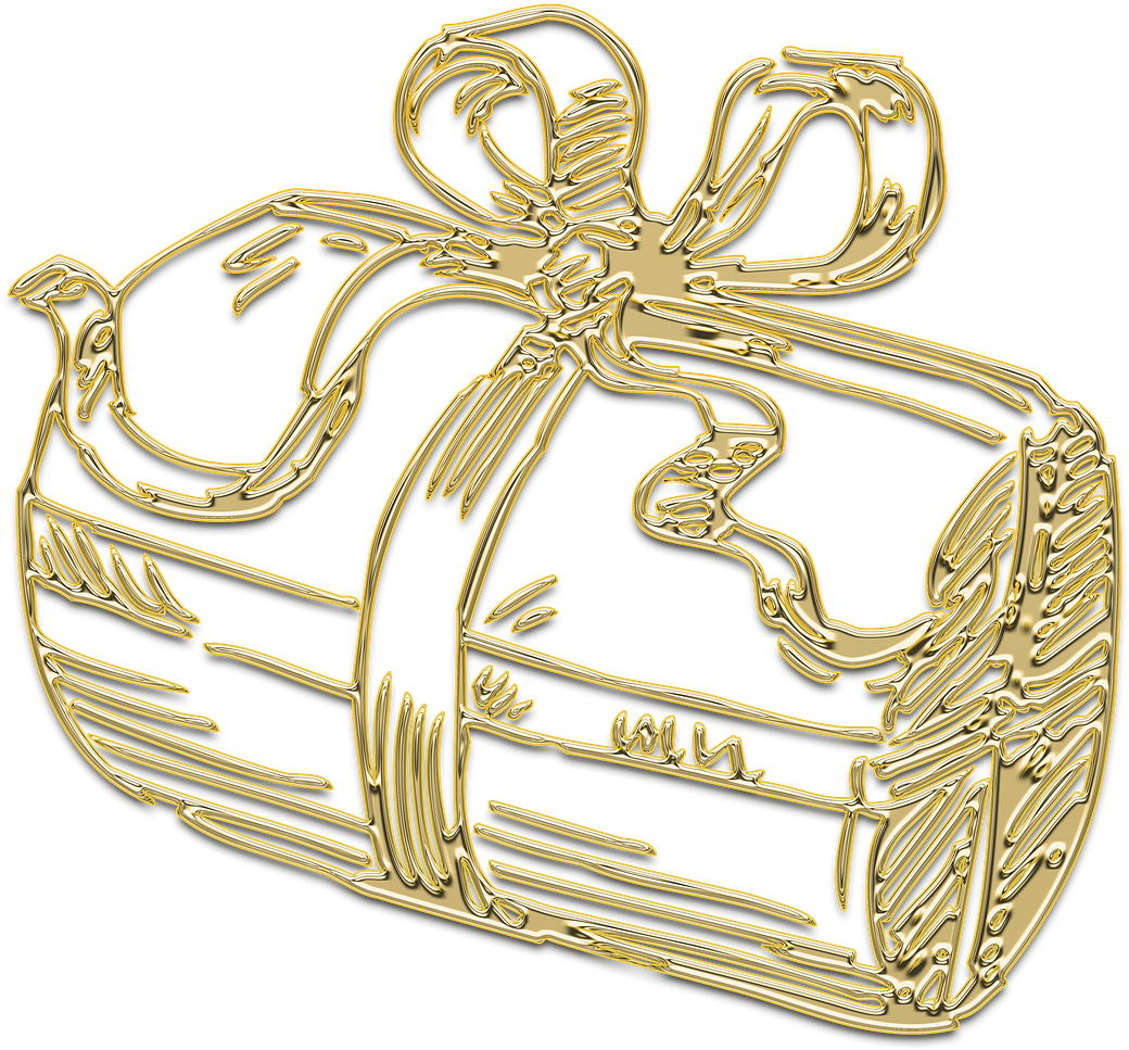 Gift,new Year's - Gift (1280x1280), Png Download