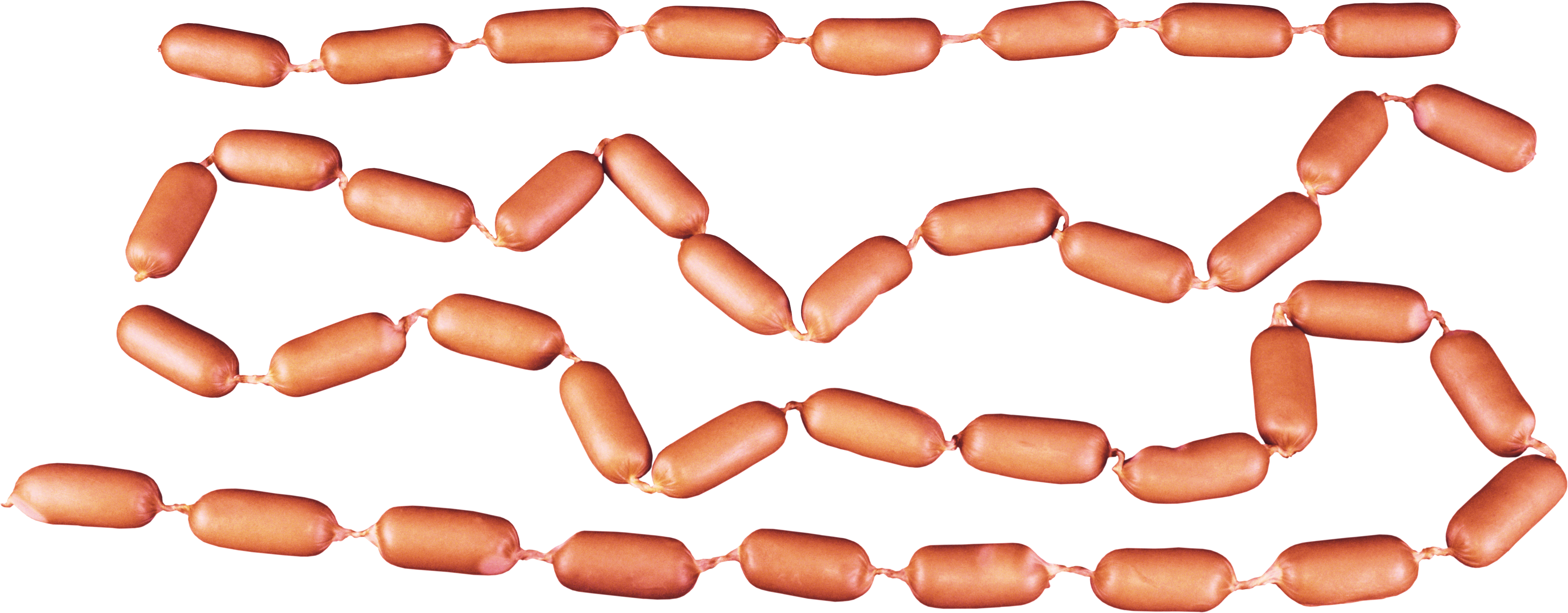 Sausage Png Image (3520x1377), Png Download
