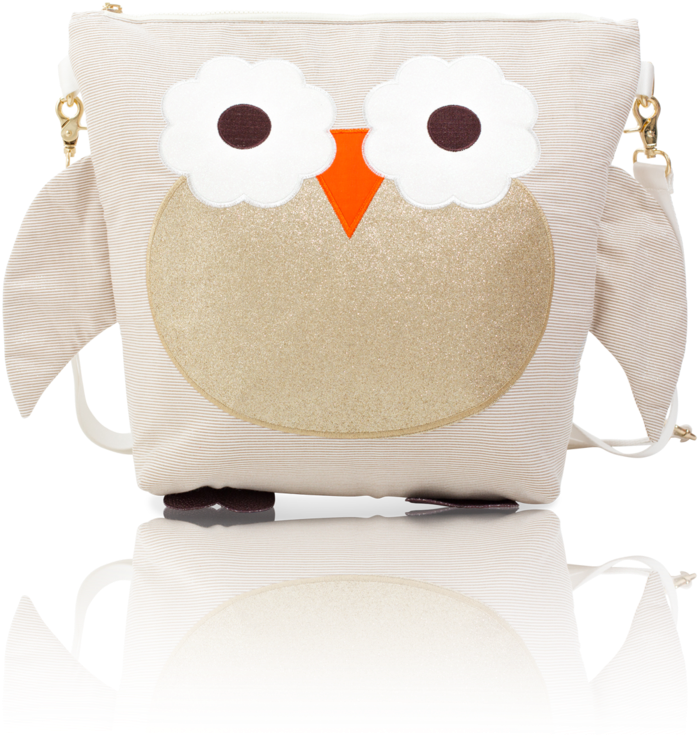 Glitter Gold Owl "bella" Convertible Crossbody Backpack - Nikiani Forever Young Collection Wet Bag & Backpack (1024x788), Png Download