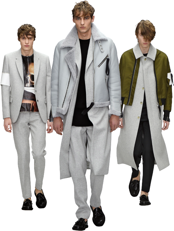 His Aw/16 Collection, 'harnessing The Shapes And Fabrics - Formal Wear (627x798), Png Download
