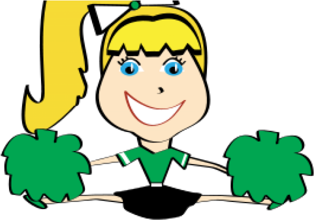 Blue Cheerleader Cliparts - Clip Art (640x480), Png Download