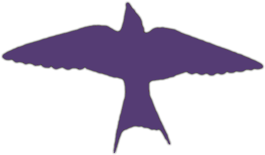 Barn Swallow Silhouette 7jul10 Kjm9657-24c Clr - Barn Swallow (526x306), Png Download