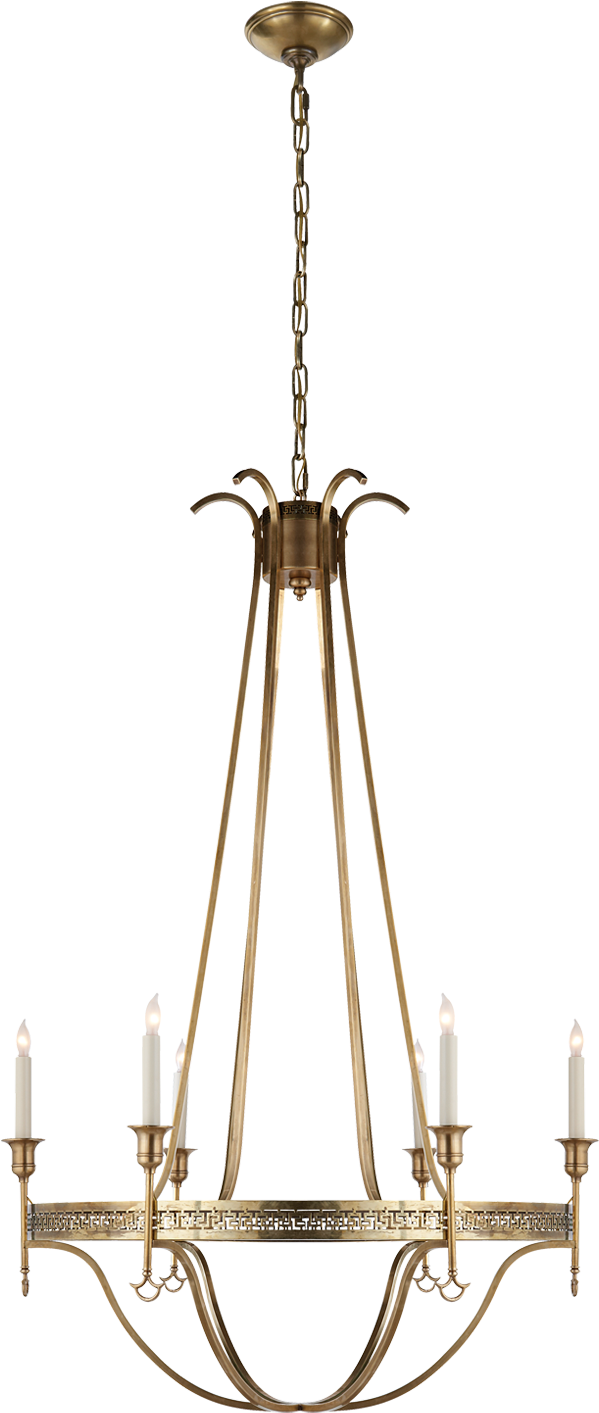 Download Savannah Large Chandelier - Visual Comfort John Rosselli ...