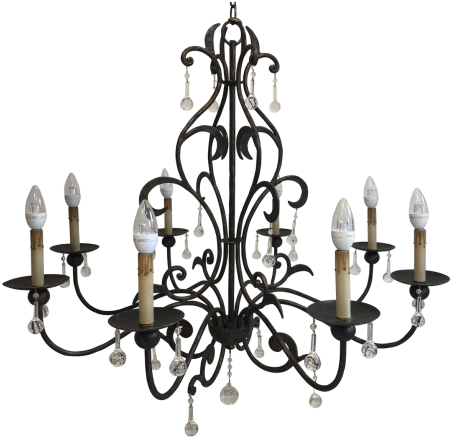 Currey & Company - Chandelier (736x460), Png Download