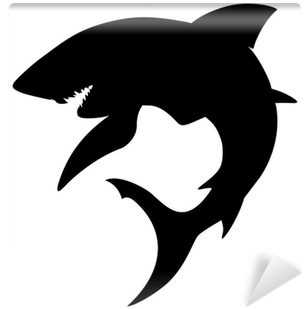 Shark Silhouette Png (400x400), Png Download