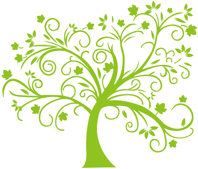 Tree Abstract Clip Art, Vector Tree Abstract - Tree Vector Cdr (794x706), Png Download