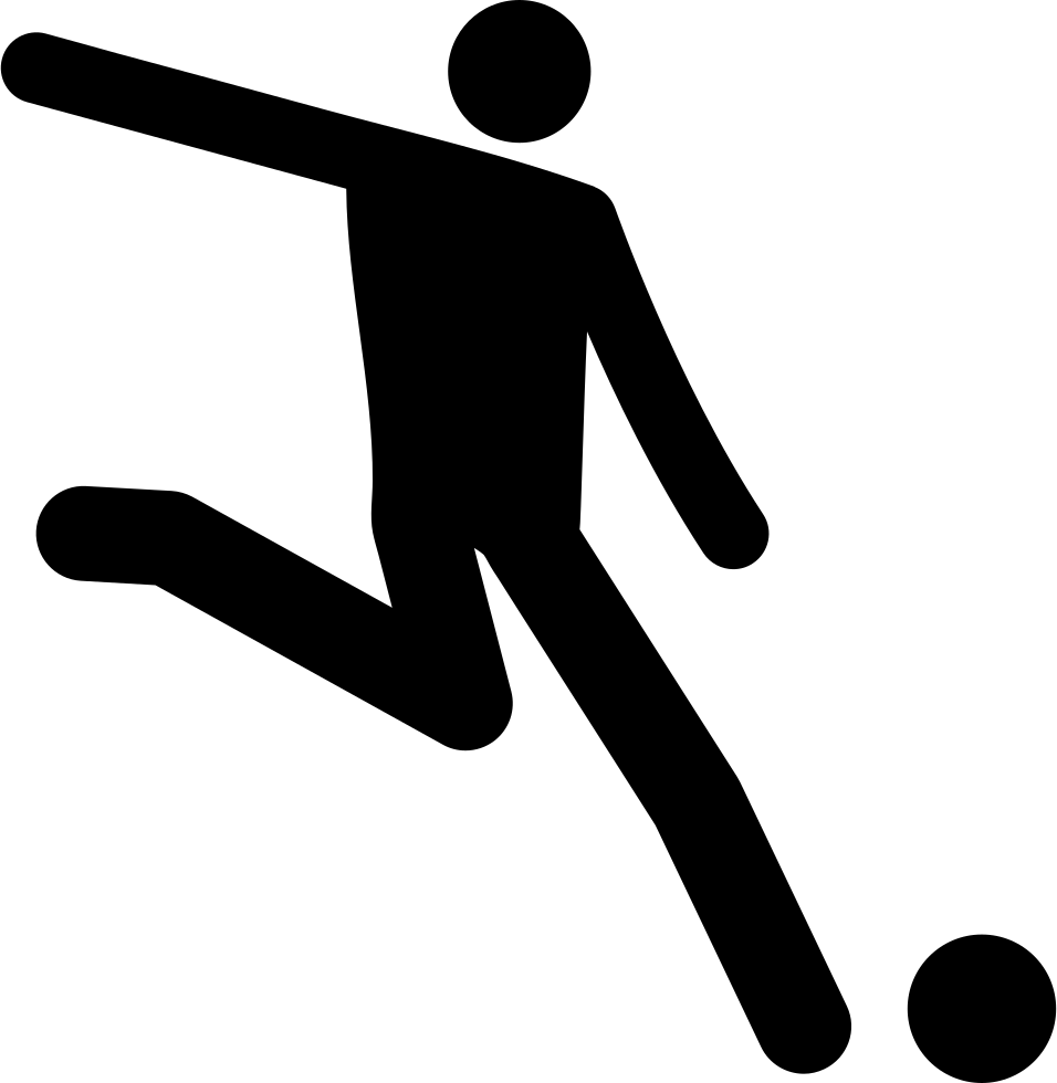 Brazil Soccer Player Silhouette - Icone Joueur De Foot (956x980), Png Download