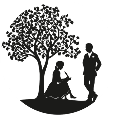 As Pictured In This Delicate Portrait, We Can Imagine - Arbol De Amor Png (460x460), Png Download