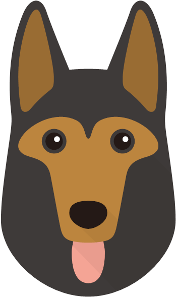 Germanshepherd-02 Yappicon - .com (600x600), Png Download