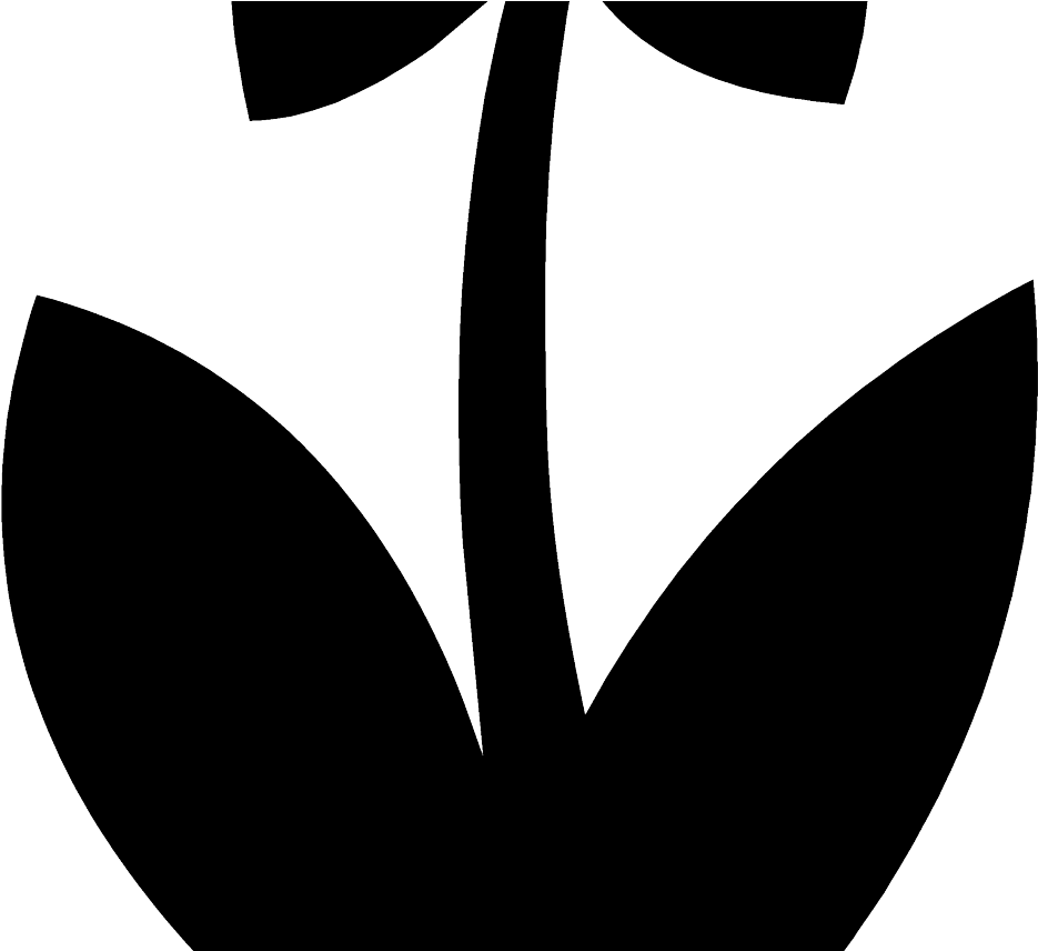 Flowers Silhouette Clipart Best - Openclipart (1368x855), Png Download