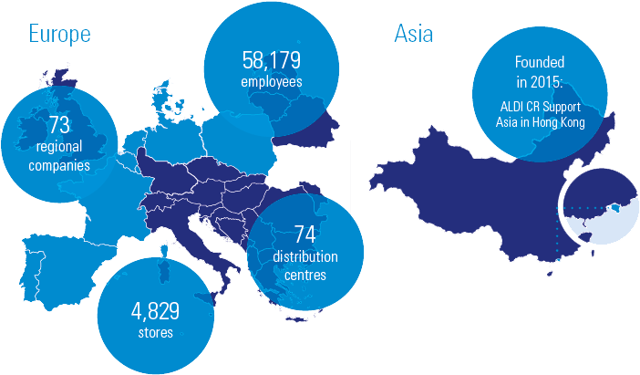 At A Glance - Aldi Mission Statement (758x463), Png Download