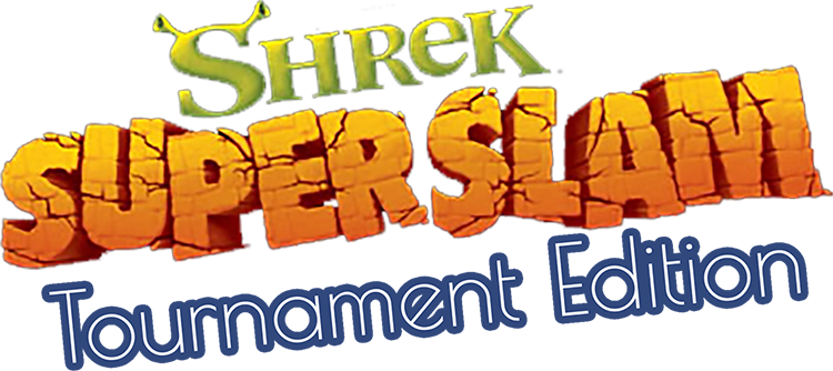 Post By Eirexe On Aug 17, 2015 At - Shrek Super Slam Logo (750x334), Png Download