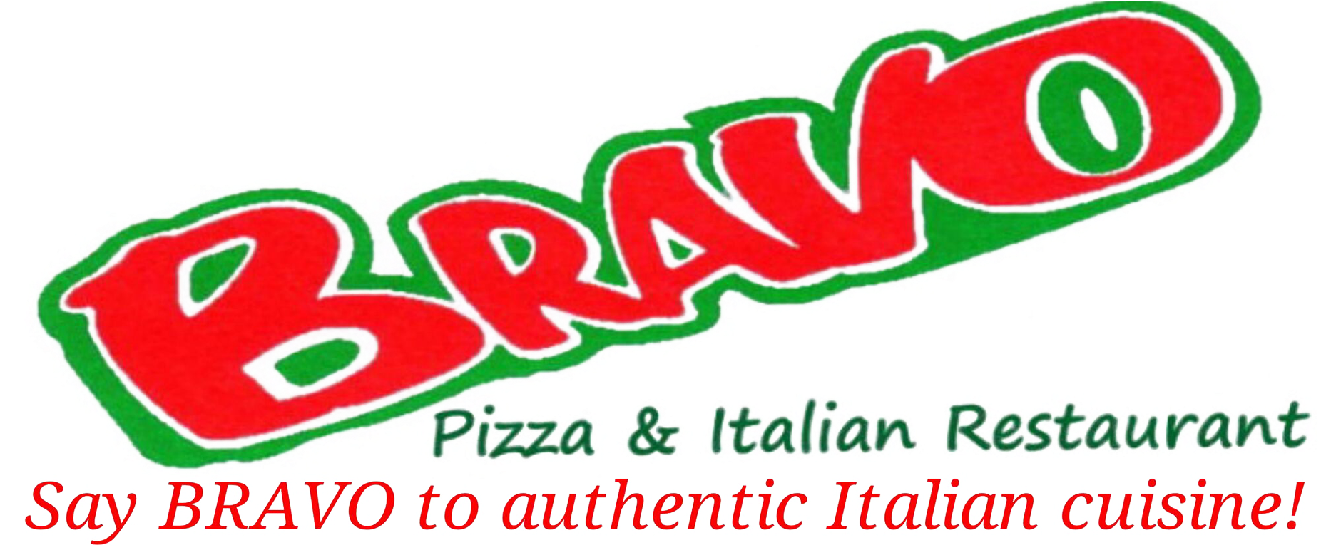Home - Bravo Pizza Logo Png (2048x838), Png Download