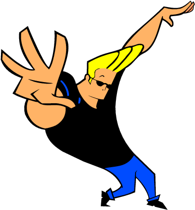 Johnny Bravo - Johnny Bravo Vector (405x436), Png Download