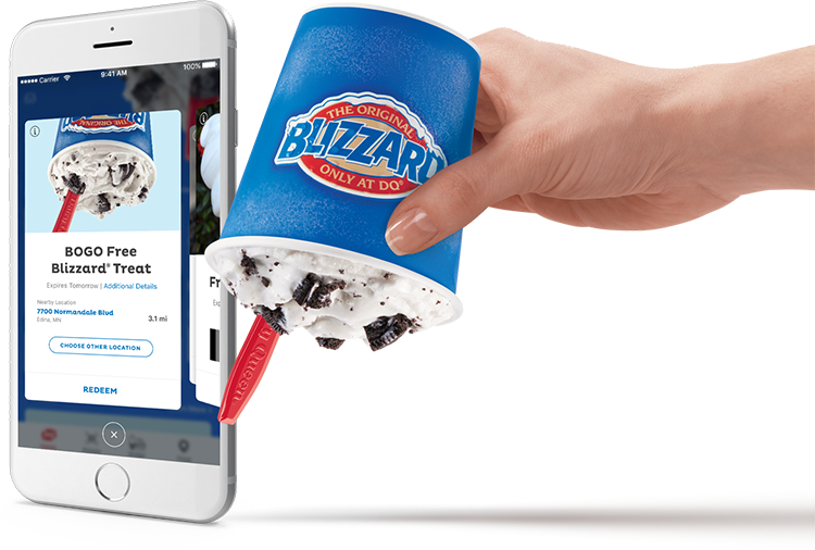 To Get A Free Small Blizzard Treat At Dairy Queen Download - Dairy Queen Blizzard (750x506), Png Download