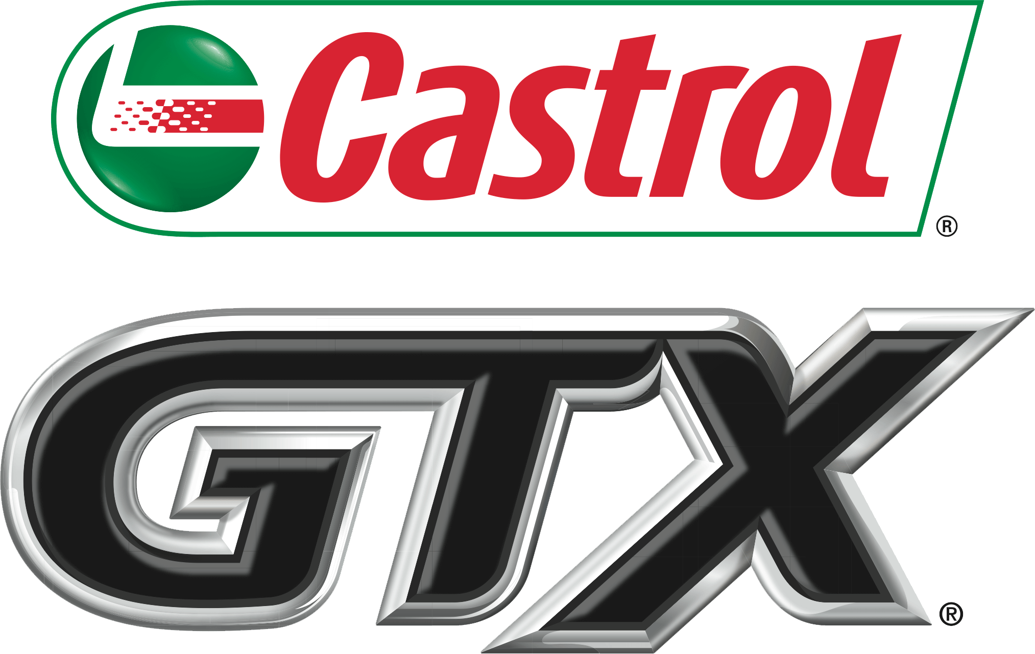 Gtx 3d Horizontal 0 - Castrol Edge Logo White (2027x1282), Png Download