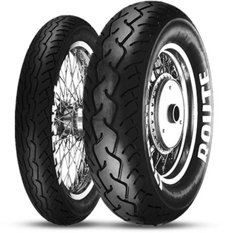 Pirelli Route Motorcycle Tire - Pneu Traseiro Shadow 750 (500x522), Png Download