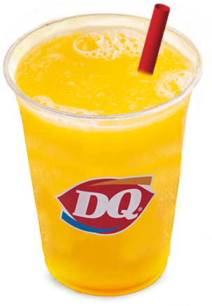 Orange Juice - Dairy Queen (310x435), Png Download