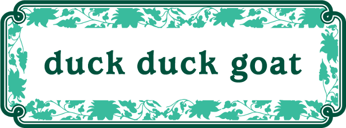 Logo - Duck Duck Goat Logo (688x256), Png Download