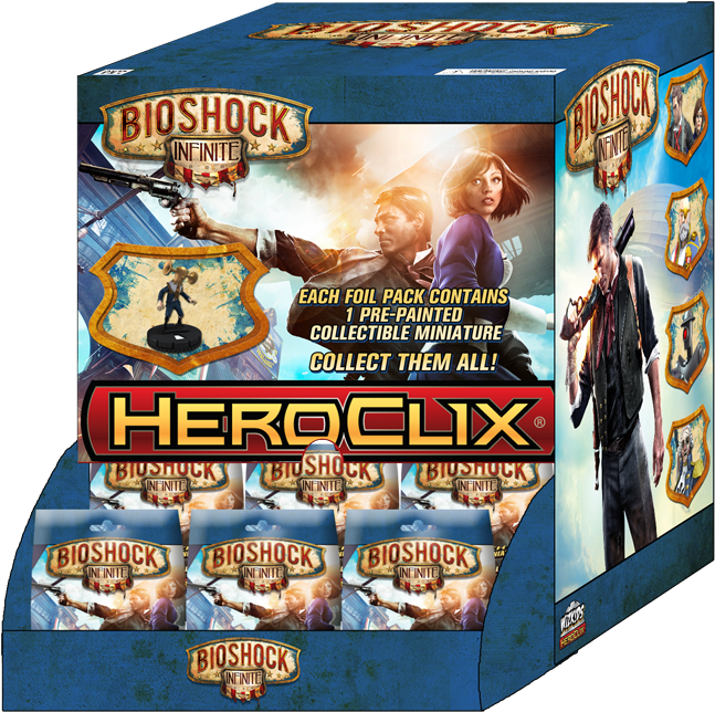 Adorable Heroclix Bioshock Infinite Miniatures Set - Heroclix Gravity Feed (1008x720), Png Download