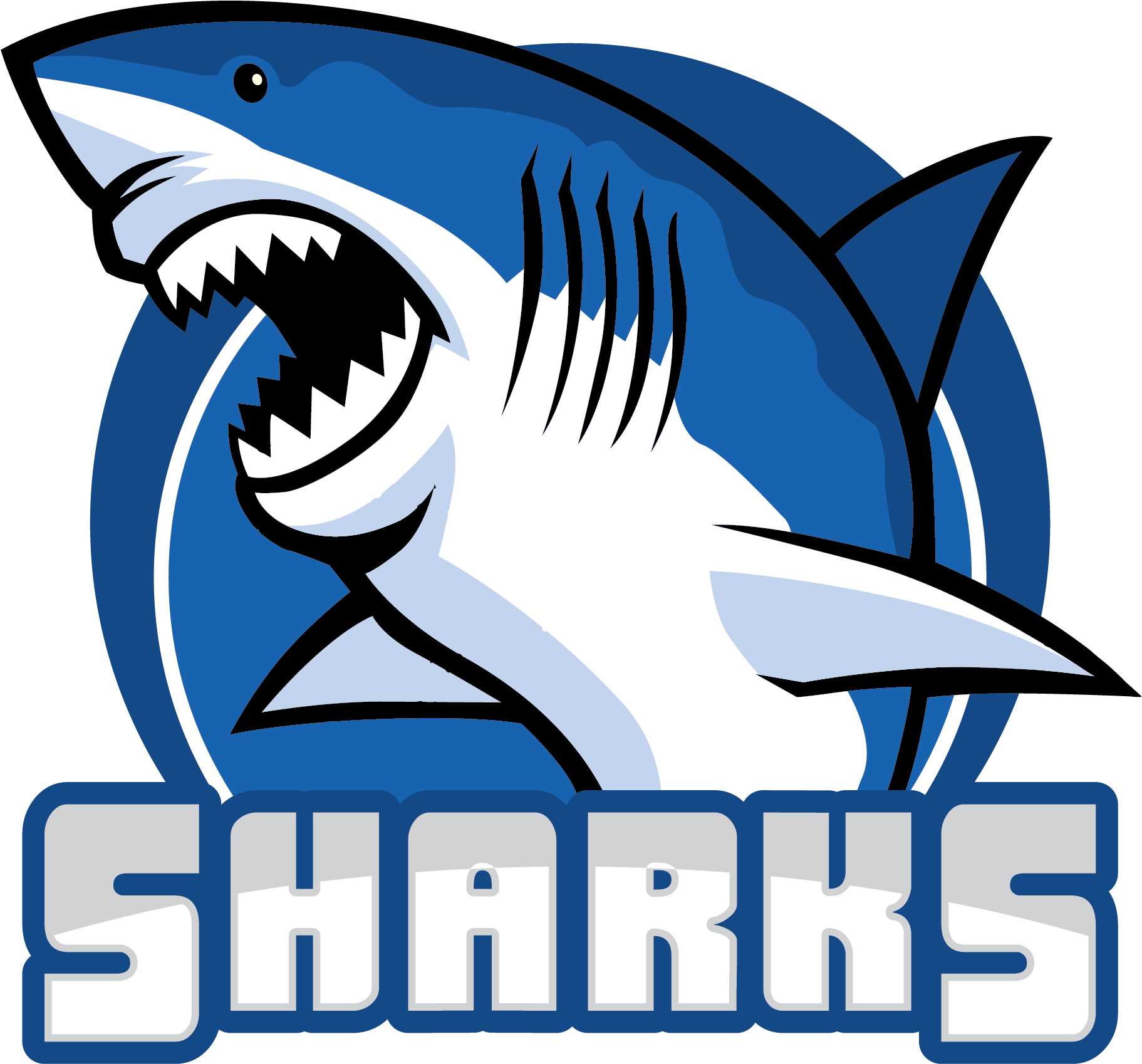 Bq Tball Teamlogo V05 Sharks1 - Tiger Shark (2362x2953), Png Download