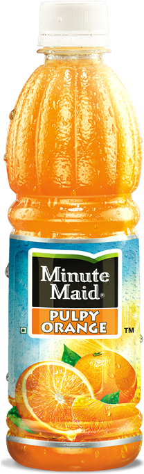 Minute Maid Pulpy Orange From Coca-cola - Pulpy Orange Minute Maid (305x681), Png Download