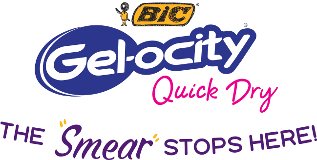 Bic® Gel-ocity® Quick Dry Retractable Gel Pen - Bic Round Stic Ballpoint Pen, Fine, Blue Ink, Dozen (648x340), Png Download