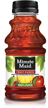 Minute Maid Fruit Punch 10 Oz (270x480), Png Download