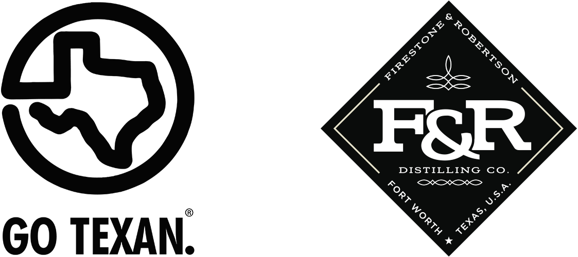 Firestone & Robertson Distilling Co - Go Texan Brand (1123x500), Png Download