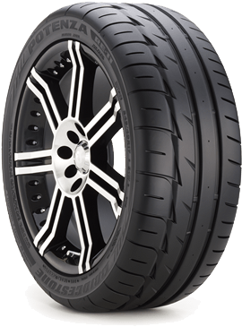 Bridgestone Potenza Re-11 Large View - Bridgestone 245/40r19 Potenza Re-11 (390x404), Png Download