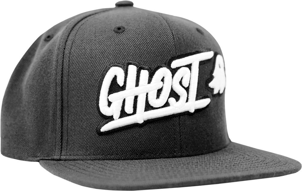 Ghost Logo Black Snapback - Size - Neutral - 30 Servings - Ghost - Creatine (1080x1080), Png Download