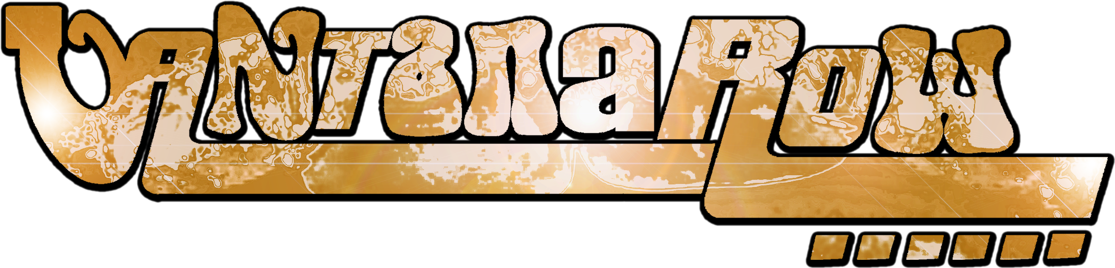 Vantana Row Gold Logo - Vantana Row (3083x888), Png Download