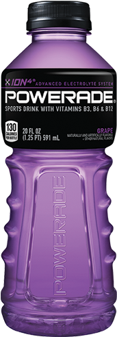Powerade Grape (500x500), Png Download