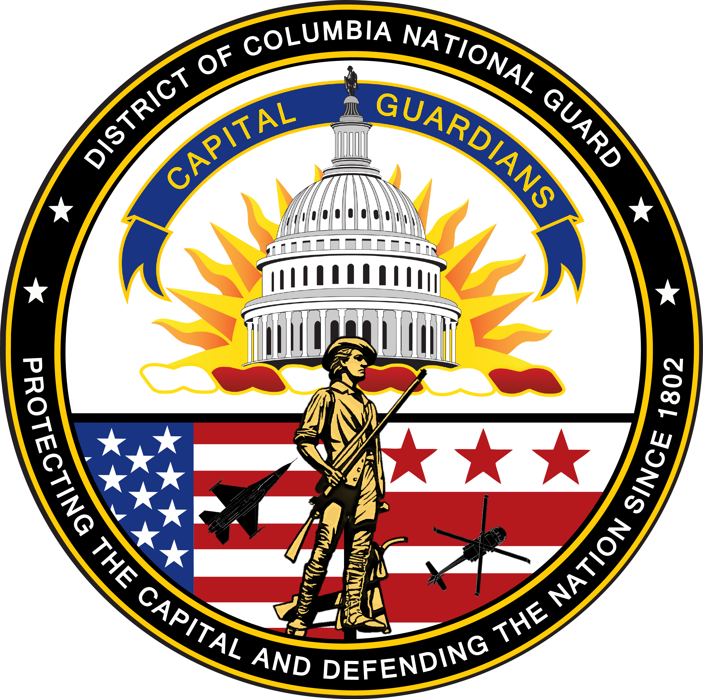 Jfhq-dc National Guard Emblem (2826x2810), Png Download