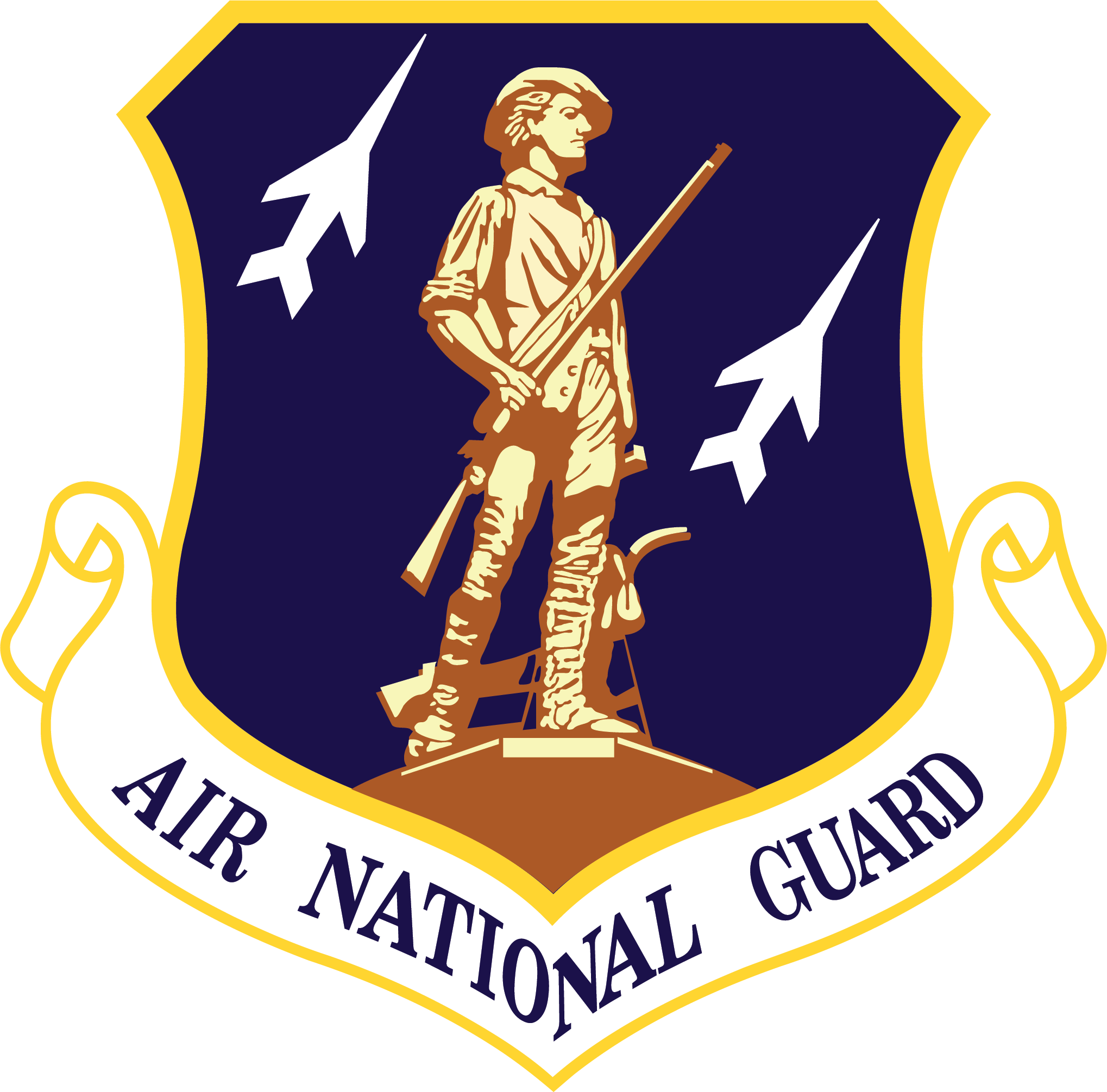 Welcome To The Air National Guard - Air National Guard Logo (2038x2011), Png Download