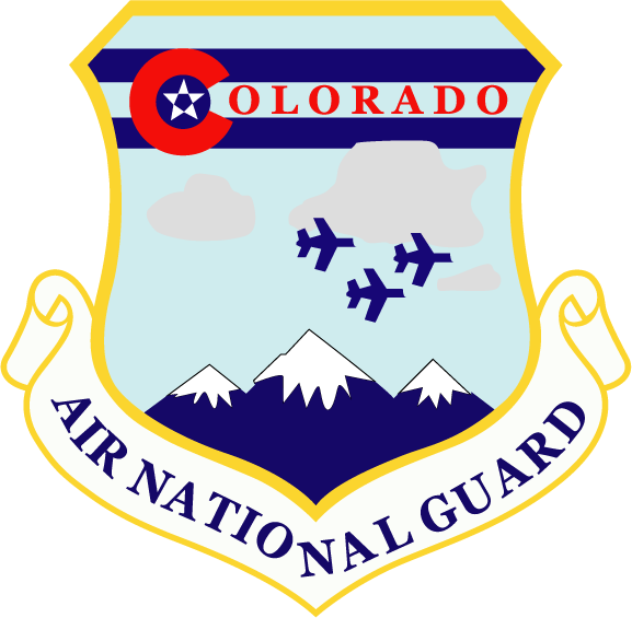 Air National Guard Logo Png - Colorado Air National Guard Emblem (577x565), Png Download