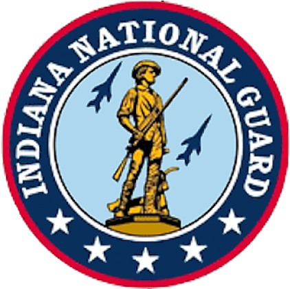 200 Indiana Guard Soldiers Back Home From Kuwait Deployment - Us National Guard Flag (750x420), Png Download
