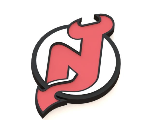 New Jersey Devils Logo 3d Print - New Jersey Devils (667x500), Png Download