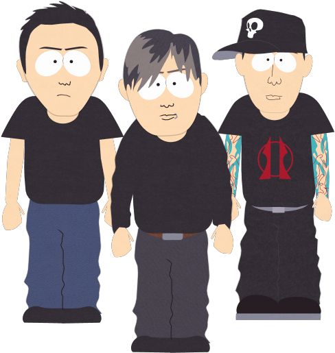 Blink-182 - Tom Delonge South Park (495x516), Png Download