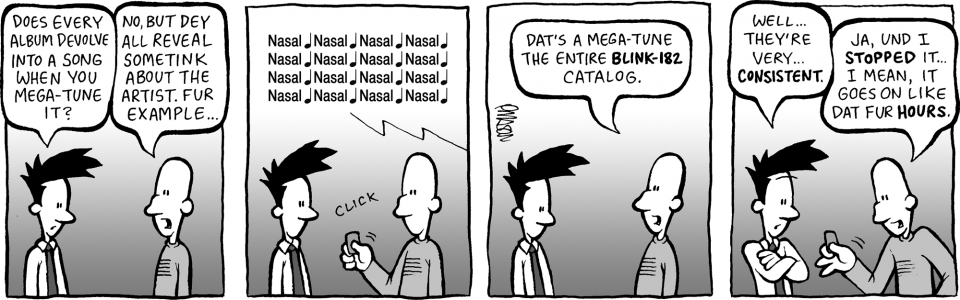 "blink 182 Mega Tuned" - Cartoon (960x300), Png Download