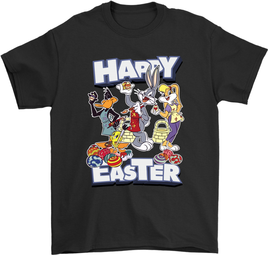 Bugs Bunny With Friends Happy Easter Looney Tunes Cartoons - Looney Tunes (1024x1024), Png Download