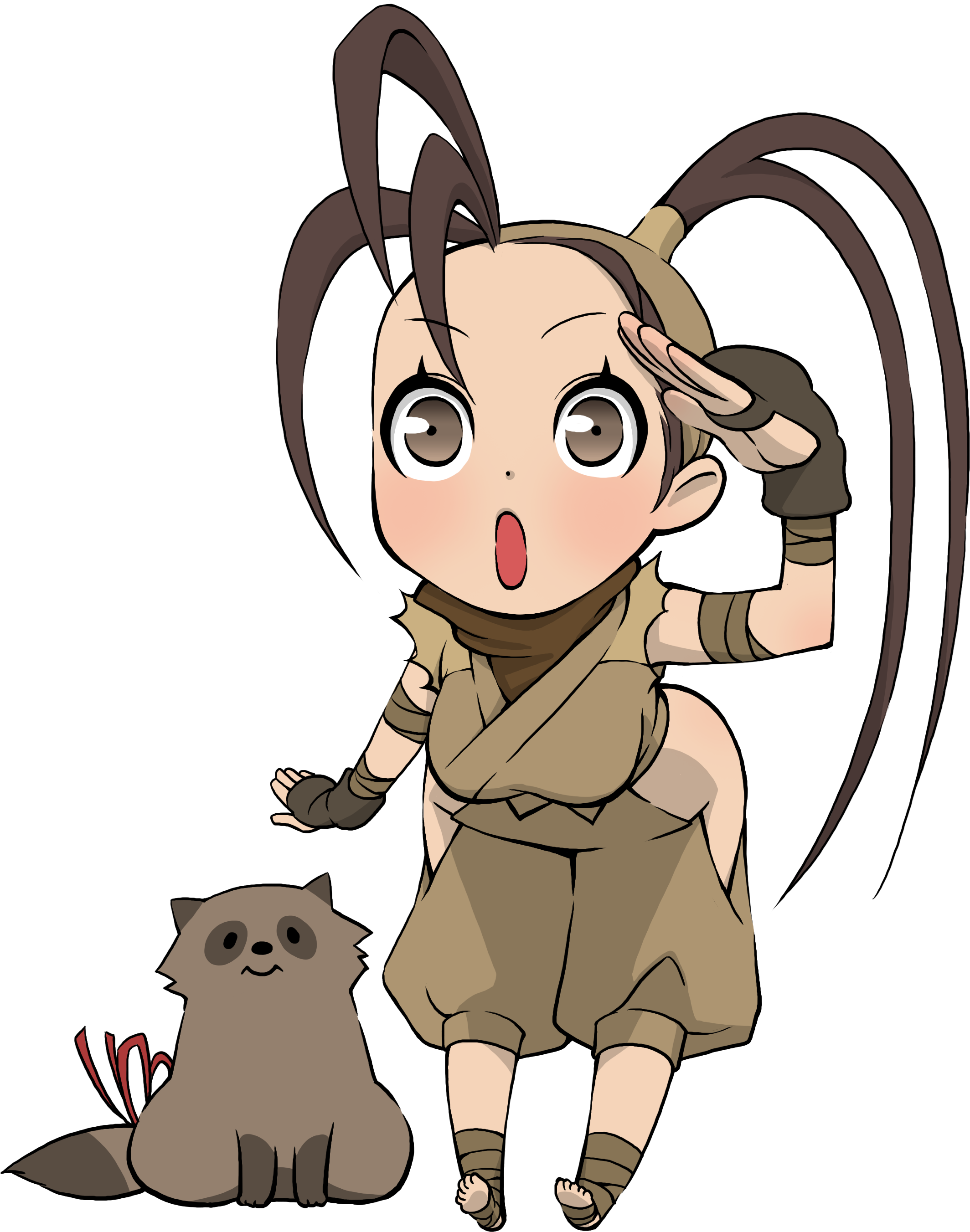 Ibuki Ultra Sf4 Chib - Street Fighter Chibi Ibuki (2894x4093), Png Download