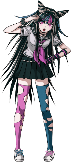 Ibuki Mioda Full Body Sprite (500x647), Png Download