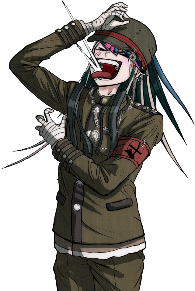 Ibuki Mioda, Except She's Slightly More Beautiful Now - Korekiyo Shinguji Full Body Sprites (711x986), Png Download