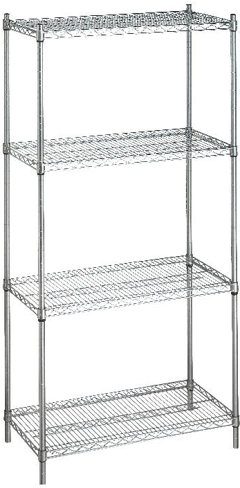 R&b Wire - R&b Wire Products Shelving Unit 24x36x72 (w/o Casters), (403x750), Png Download