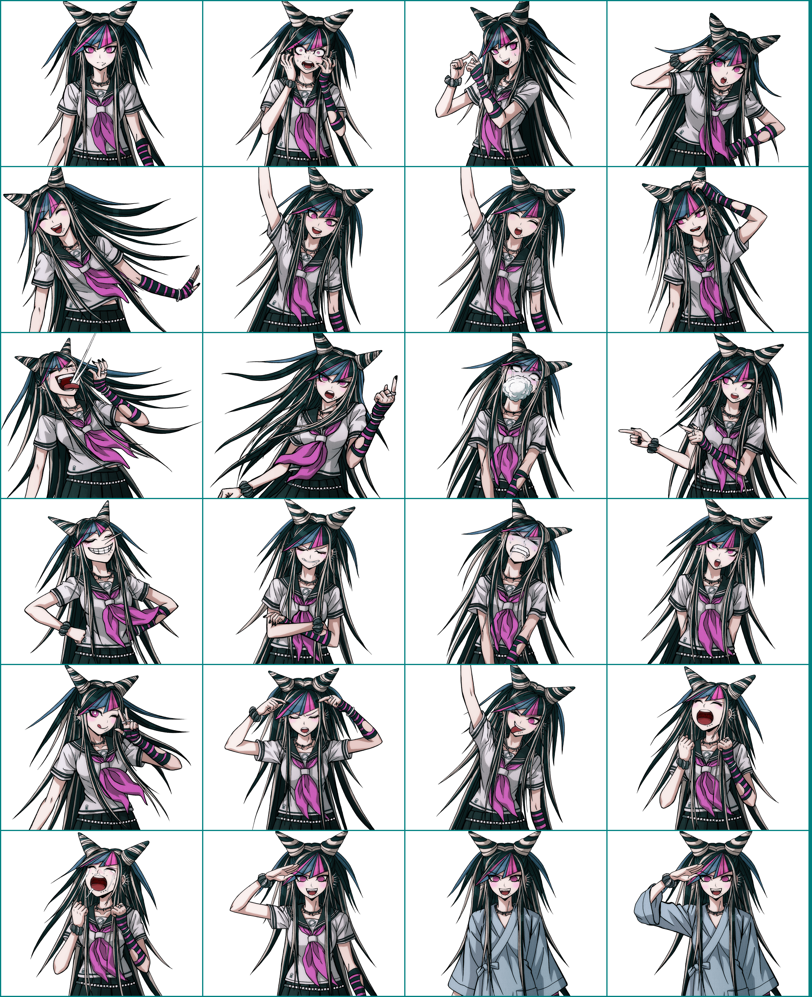 Click For Full Sized Image Ibuki Mioda - Danganronpa 2 Ibuki Mioda (2760x3388), Png Download