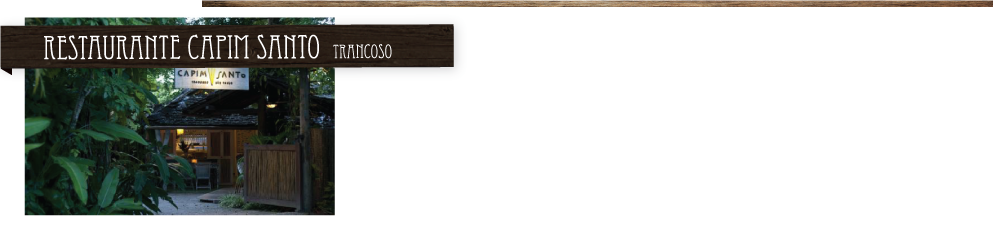 Restaurant Caipim Santo Quadrado Trancoso - Trancoso, Bahia (993x236), Png Download