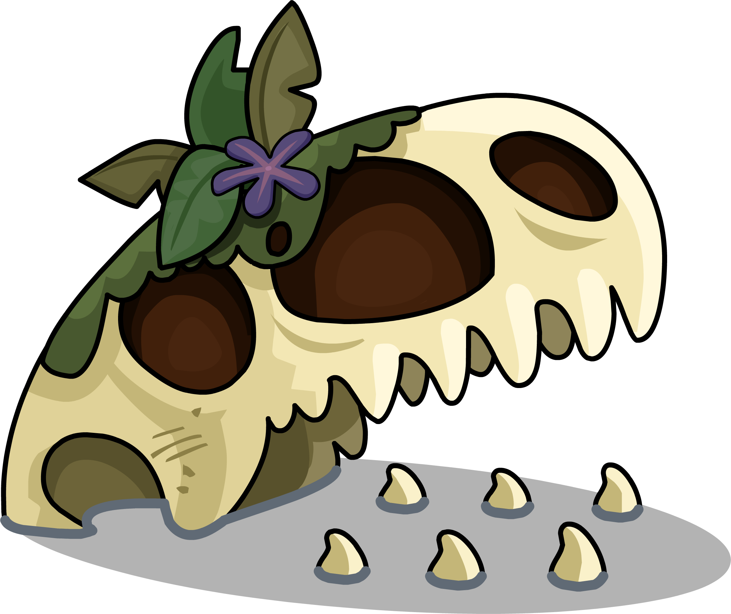 Dinosaur Skull Sprite 004 - Craneo Dinosaurio Png (2334x1959), Png Download